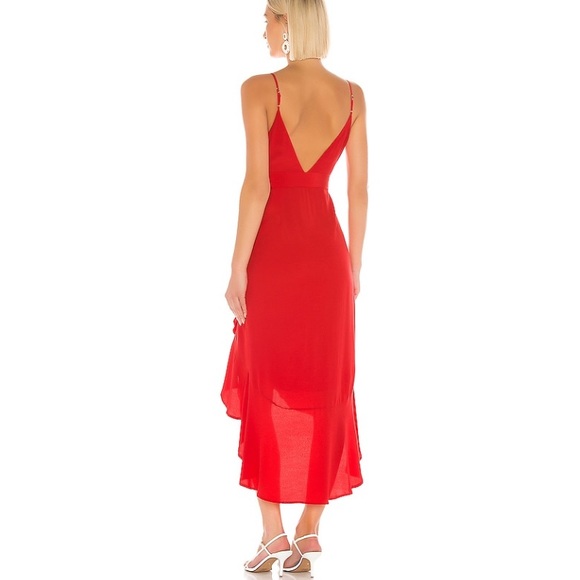 Lovers + Friends Bridget Midi Dress in Red - Picture 2 of 7
